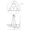 Подвесная люстра MAYTONI TECHNICAL RAMI золото MOD128PL-06GB