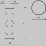 Шинопровод круглый MAYTONI FLARITY TRX154-R-D650-B 650мм черный